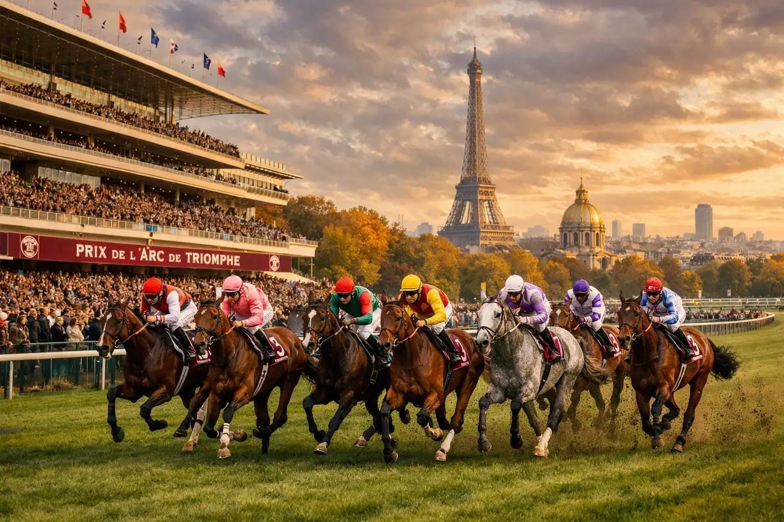 Prix de l'Arc de Triomphe Longchamp Paris Pferderennen